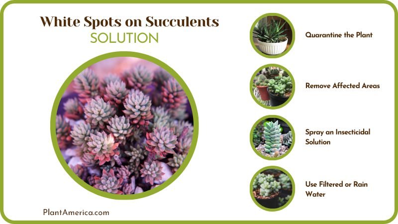 Fix White Spots on Succulent Plant America Fix White Spots on Succulent Plant America