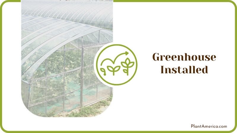 Greenhouse Installed for Plants Plant America Greenhouse Installed for Plants Plant America