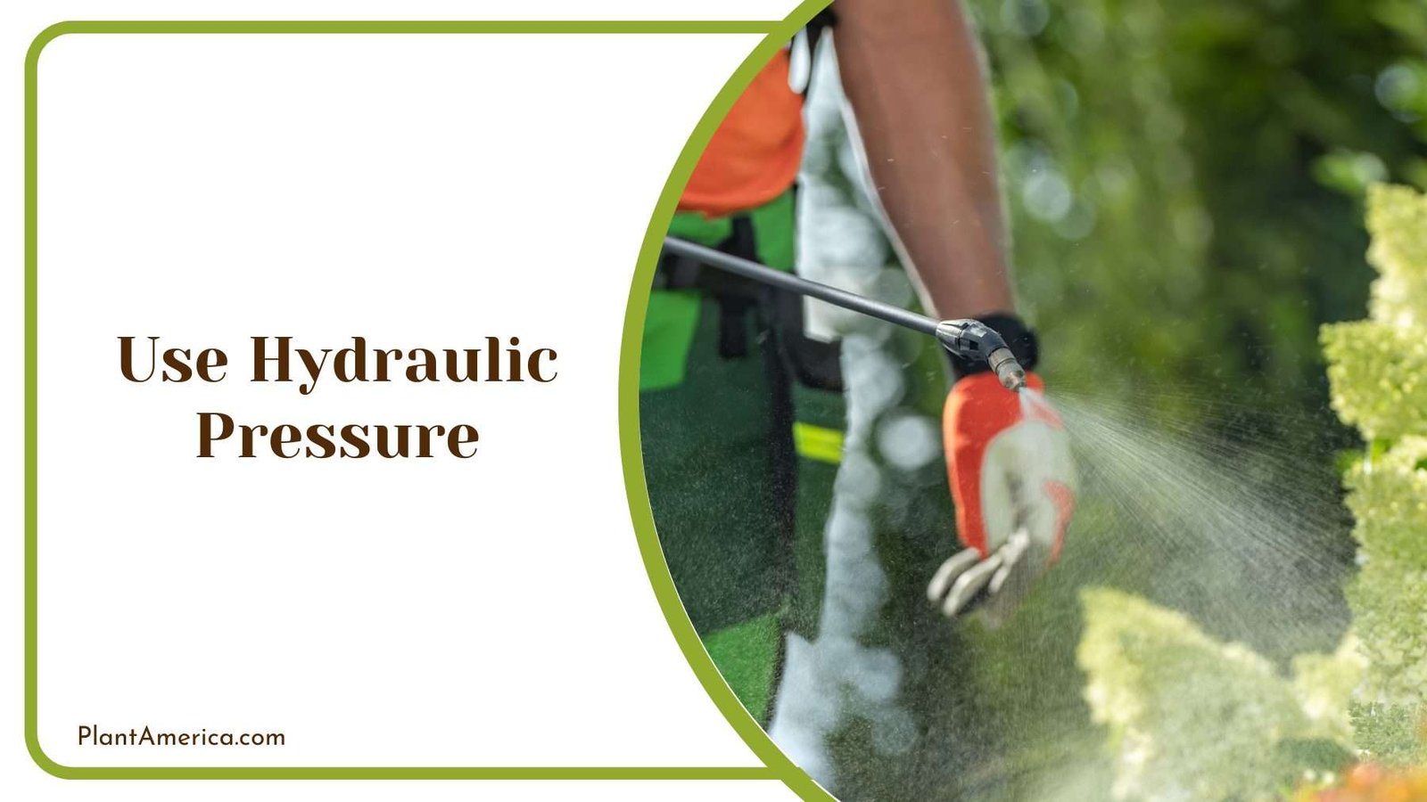 Use Hydraulic Pressure Plant America