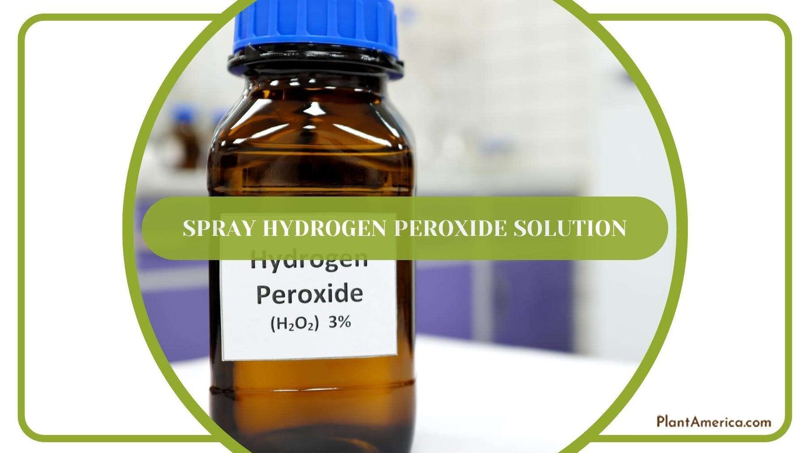 A Bottle of Hydrogen Peroxide At Lab Plant America