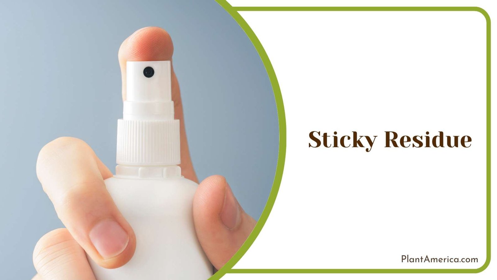 Using Sticky Residue Plant America 2